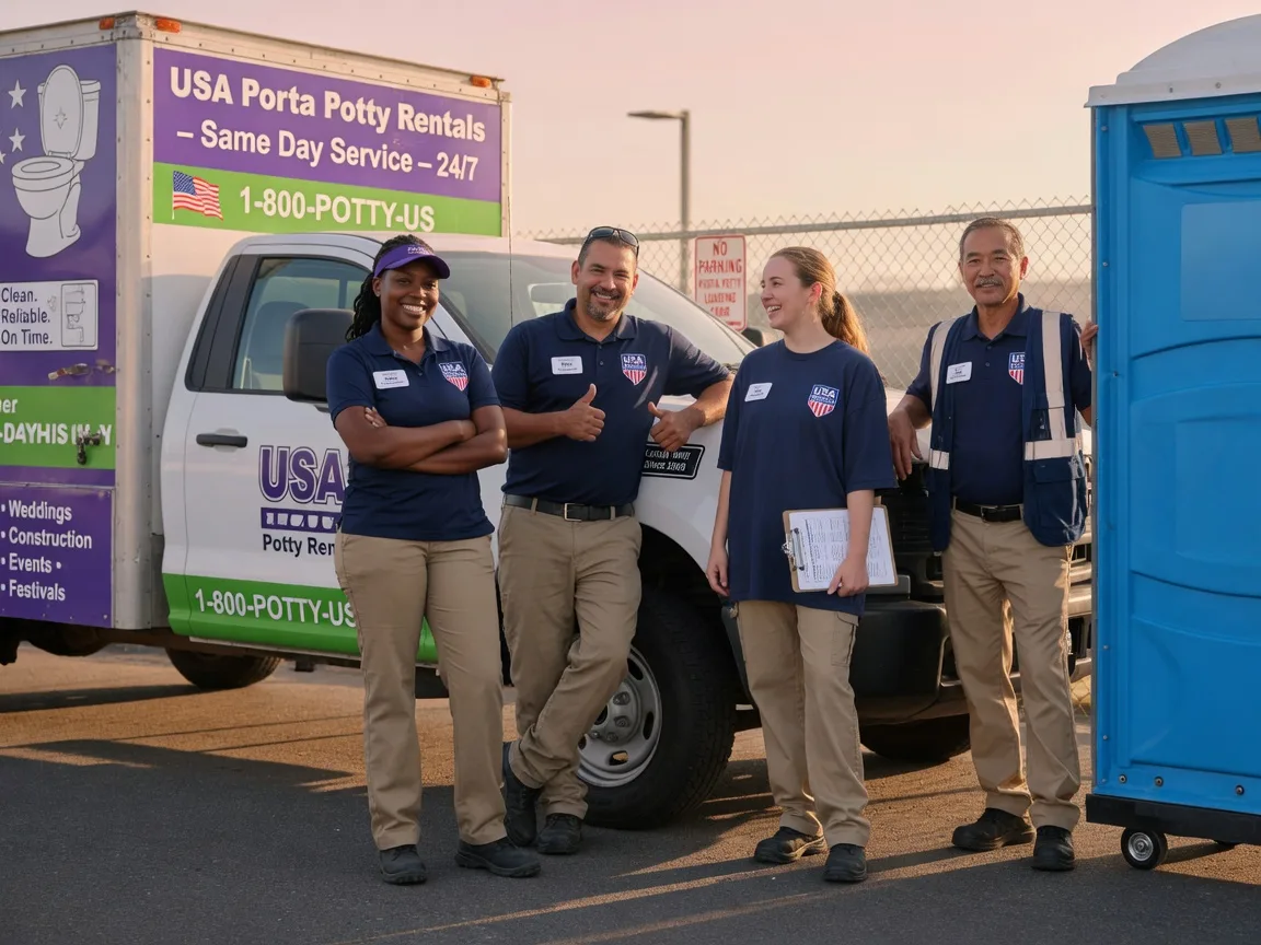 Porta Potty Rental company in Coyote, CA